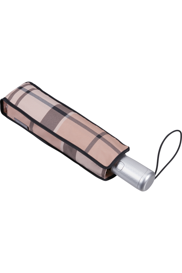 Samsonite Alu Drop S Safe 3 Sect. Auto O/C Ombrello Pieghevole Automatico Antivento